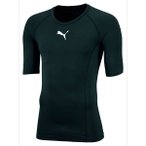 PUMA Kinder Shirt LIGA Baselayer Tee SS Jr, Größe 128 in Schwarz