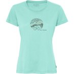 Vaude Cyclist V  Damen  T-Shirts tuerkis Größe XXL Trekking  Hautfreundlich Ly