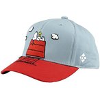 Bavarian Caps Peanuts: Snoopy Schläft Cap Kinder  Basecaps blau Größe ONE SIZ