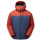 Mountain Equipment Earthrise Hooded Herren Daunenjacke ( Dunkelrot S Größe,)