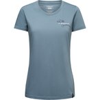 La Sportiva Climb Flower  Damen  T-Shirts blau Größe XS Bouldern | Sportklette
