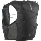 SALOMON Rucksack ACTIVE SKIN 8 SET BLACK/METAL, Größe XS in Schwarz