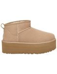 Ugg - Plateaustiefeletten - W Classic Ultra Mini Platform Sand für Damen aus Wo