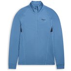 Bergans Inner:Pure Merino Half Zip  Herren  Langarm Unterhemden blau Größe XL 