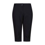 Campagnolo Damen Steg-/Keilhosen lang Da WOMAN CAPRI PANT, Größe 38 in Schwarz