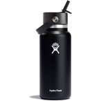 Hydro Flask 32oz Wide Flex Straw Cap Isolierflasche  Isolierflaschen schwarz Gr�