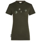 Icebreaker - Women's Merino 150 Tech Lite S/S Bird Transit - Merinoshirt Gr S ol