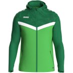 JAKO Kinder Kapuzensweat Kapuzenjacke Iconic, Größe 128 in Grün
