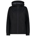 CMP - Women's Jacket Fix Hood with Pack Pocket - Regenjacke Gr 48 schwarz