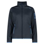 CMP Knit-Tech Melange Damen Fleecejacke ( Dunkelblau 42 Größe,)