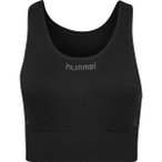 HUMMEL Damen Sport-BH FIRST SEAMLESS, Größe XS-S in Schwarz