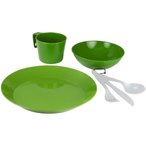 GSI Cascadian 1 Person Geschirr Set  Campinggeschirr gruen Größe ONE SIZE
