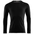 Aclima - Lightwool Undershirt Long - Merinounterwäsche Gr S schwarz