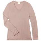 Engel - Women's Shirt L/S - Merinoshirt Gr 46/48 rosa