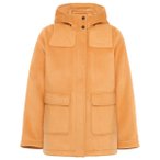 KnowledgeCotton Apparel - Women's Felted Wool Duffle Coat - Parka Gr M orange