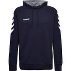 HUMMEL Herren Kapuzensweat GO COTTON, Größe L in Schwarz