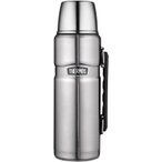 Thermos King - 1,2 Liter Isolierflasche edelstahl silber