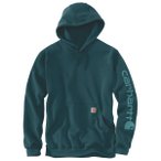 Carhartt - Sleeve Logo Hooded Sweatshirt - Hoodie Gr S blau