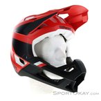 100% Trajecta Fidlock Fullface Helm-Rot-XL