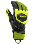 Leki - Skihandschuhe - WCR Venom SL 3D Black/Ice Lemon für Damen - Größe 9.5 