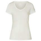 super.natural - Women's Sierra 140 V Neck - Merinoshirt Gr M weiß