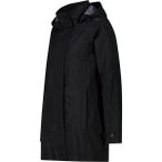 CMP Damen Regenjacke WOMAN JACKET SNAPS HOOD, Größe 38 in Schwarz