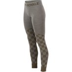 Mons Royale Ascender Merino Seamless Hose Damen  Lange Unterhose grau Größe L 