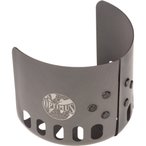 Optimus Clip-On Windschutz für Gaskartuschen  Campingkocher Zubehör grau Grö�