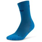 CEP - Women's Pro Run Ultralight Socks Mid Cut - Laufsocken  II blau
