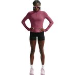 Nike Damen Swift Zip Longsleeve (Größe M, pink smoke-reflective silv)