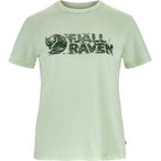 Fjällräven Lush Logo  Damen  T-Shirts gruen Größe L Trekking  Atmungsaktiv
