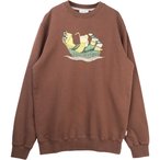 Lakor Slow Flow Crew  Herren  Pullover braun Größe S Lifestyle  Hautfreundlich