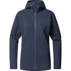 HAGLÖFS Damen Kapuzensweat Rosson Mid Hood Women, Größe XL in Blau