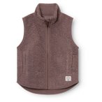 Mini A Ture - Kid's Matbattal - Fleeceweste Gr 92 braun