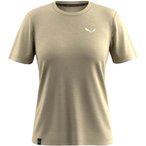 Salewa Eagle Minilogo AM  Damen  T-Shirts beige Größe M Trekking  Atmungsaktiv