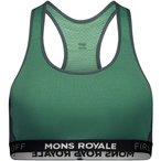 Mons Royale Sierra Sports BH Damen  Sport-BHs gruen Größe XL   Elastisch Merin