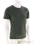 Löffler Merino-Tencel Herren T-Shirt-Oliv-Dunkelgrün-52