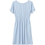 Mazine Viscose Midi Kleid Damen  Kleider blau Größe M Lifestyle  Hautfreundlic