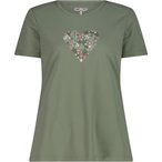 CMP Print  Damen  T-Shirts oliv Größe L Trekking  Geruchsneutralisierend