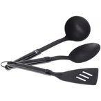 GSI Nylon Ring Kochbesteck Set  Campingbesteck grau Größe ONE SIZE