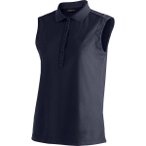 MAIER SPORTS Damen Polo Ulrike Sleeveless, Größe 40 in Blau