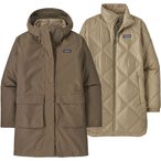 Patagonia 3-in-1 Pine Bank Parka Damen  Doppeljacke braun Größe L Lifestyle  W
