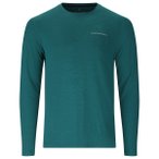 ENDURANCE - Abdon Melange L/S Tee - Funktionsshirt Gr S blau/türkis