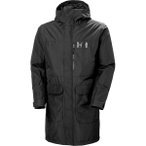 HELLY HANSEN Herren Regenmantel RIGGING INS RAIN COAT, Größe L in Schwarz