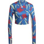 ADIDAS Damen Shirt x FARM RIO, Größe XS in Blau