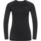 Odlo Damen Performance Warm Eco Longsleeve (Größe XS, schwarz)