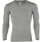 Engel  Herren  Langarm Unterhemden grau Größe M  Lifestyle  Hautfreundlich Mer