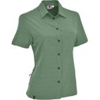 MAUL Damen Bluse Halserspitze fresh - 1/2 Bluse, Größe 50 in Grün