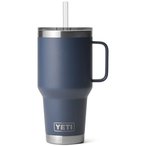 Yeti Rambler 35oz Straw Isolierbecher  Isolierflaschen blau Größe 1L Reise | L