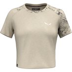 Salewa Lavaredo Hemp Crop  Damen  T-Shirts beige Größe XXS Bouldern | Sportkle
